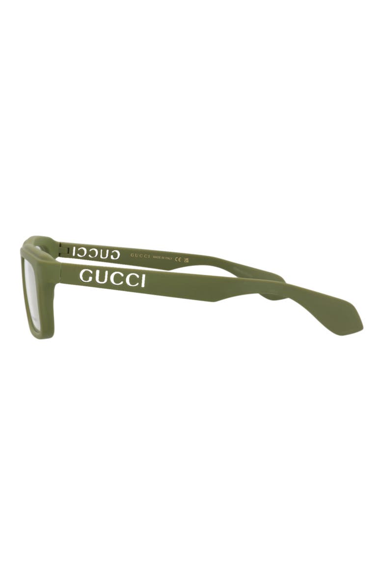 Core Rectangular Optical Glasses, Alternate, color, GREEN GREEN TRANSPARENT