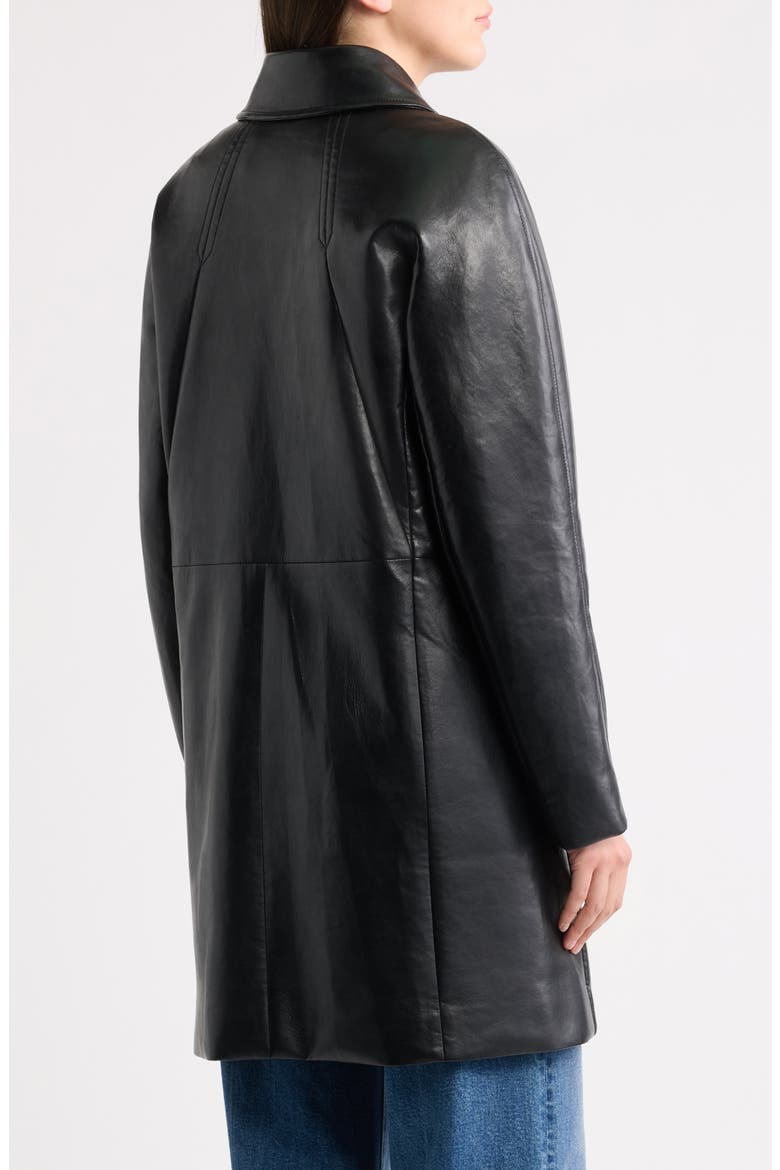 Recycled Leather Jacket, Alternate, color, BLACK