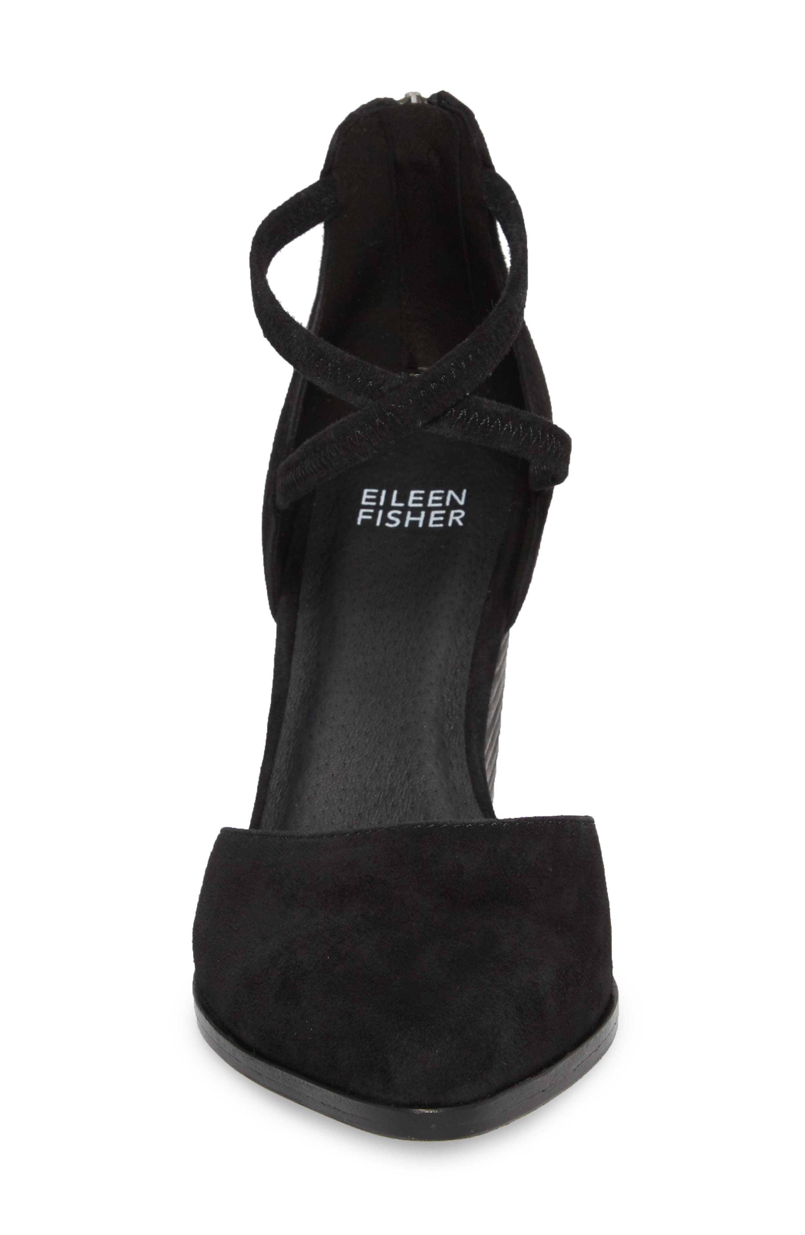 Tilda Stacked Heel Pump, Alternate, color, BLACK SUEDEDNU