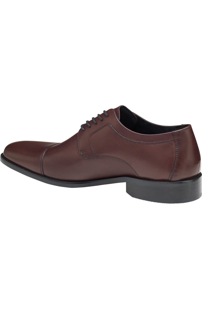 Johnston & Murphy Novick Cap Toe Derby - Wide Width Available, Alternate, color, Burgundy