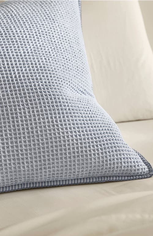 Boll & Branch Blanket Stitch Organic Cotton Waffle Weave European Sham