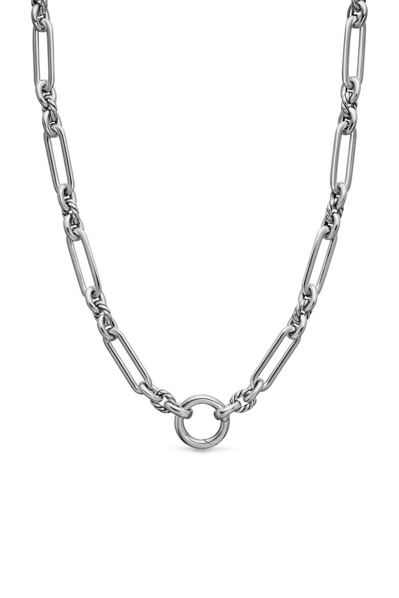 Lexington Chain Necklace, Main, color, SILVER