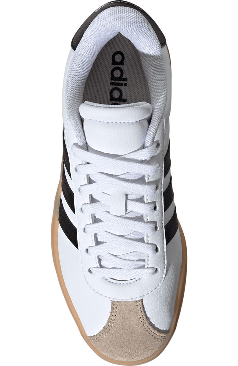 adidas Kids' VL Court Bold Lifestyle Sneaker, Alternate, color, Ftwwht/Cbl