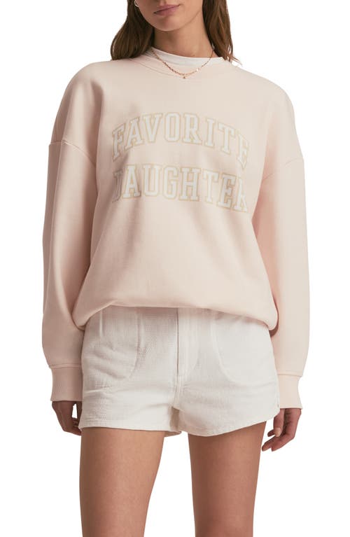 FAVORITE DAUGHTER FAVORITE DAUGHTER COLLEGIATE COTTON BLEND SWEATSHIRT