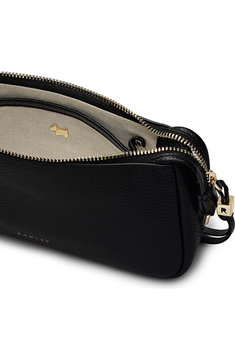 Radley Carlton Close Mini Zip Top Shoulder Bag, Alternate, color, Black