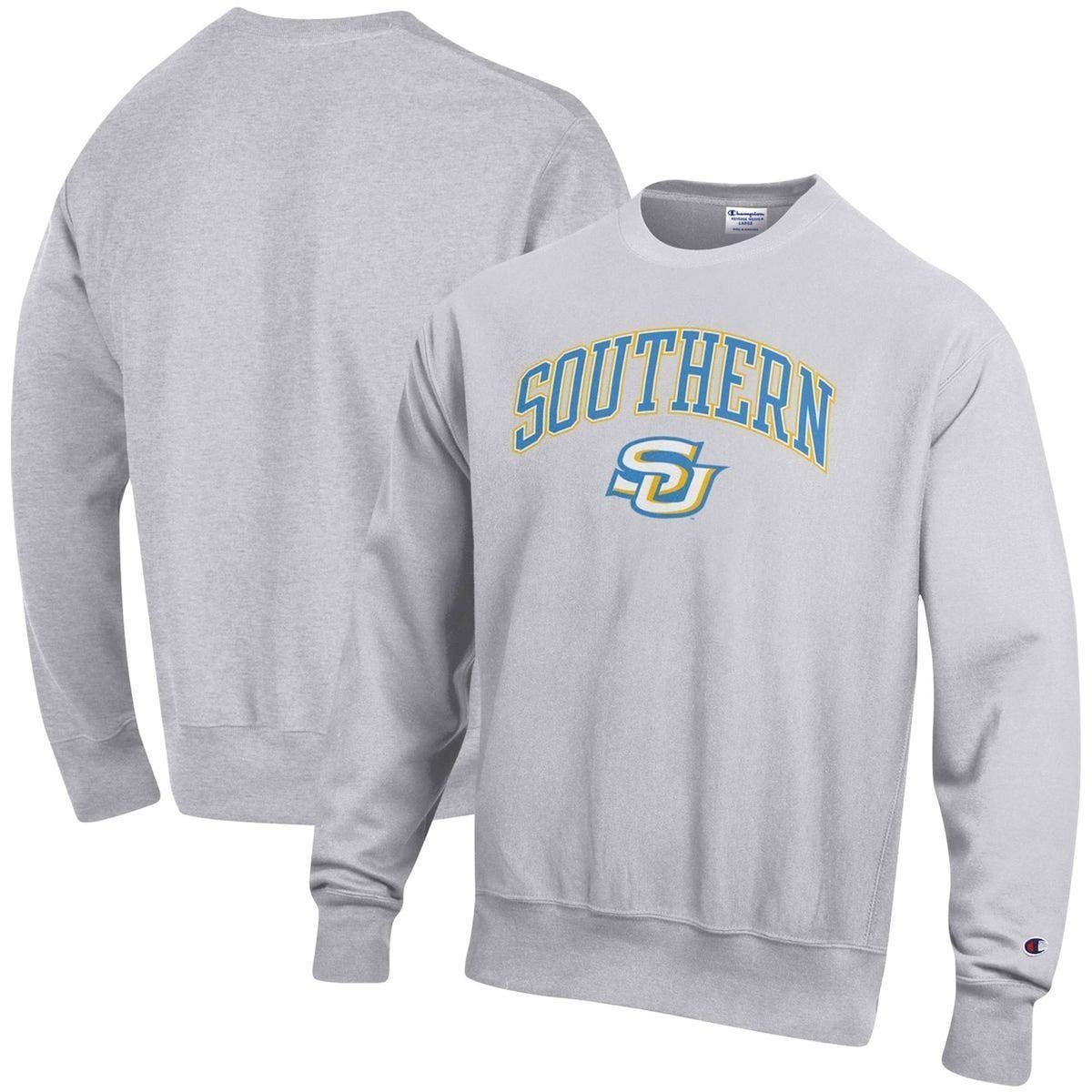 Champion Men's Champion Heathered Gray Southern University Jaguars Arch ...