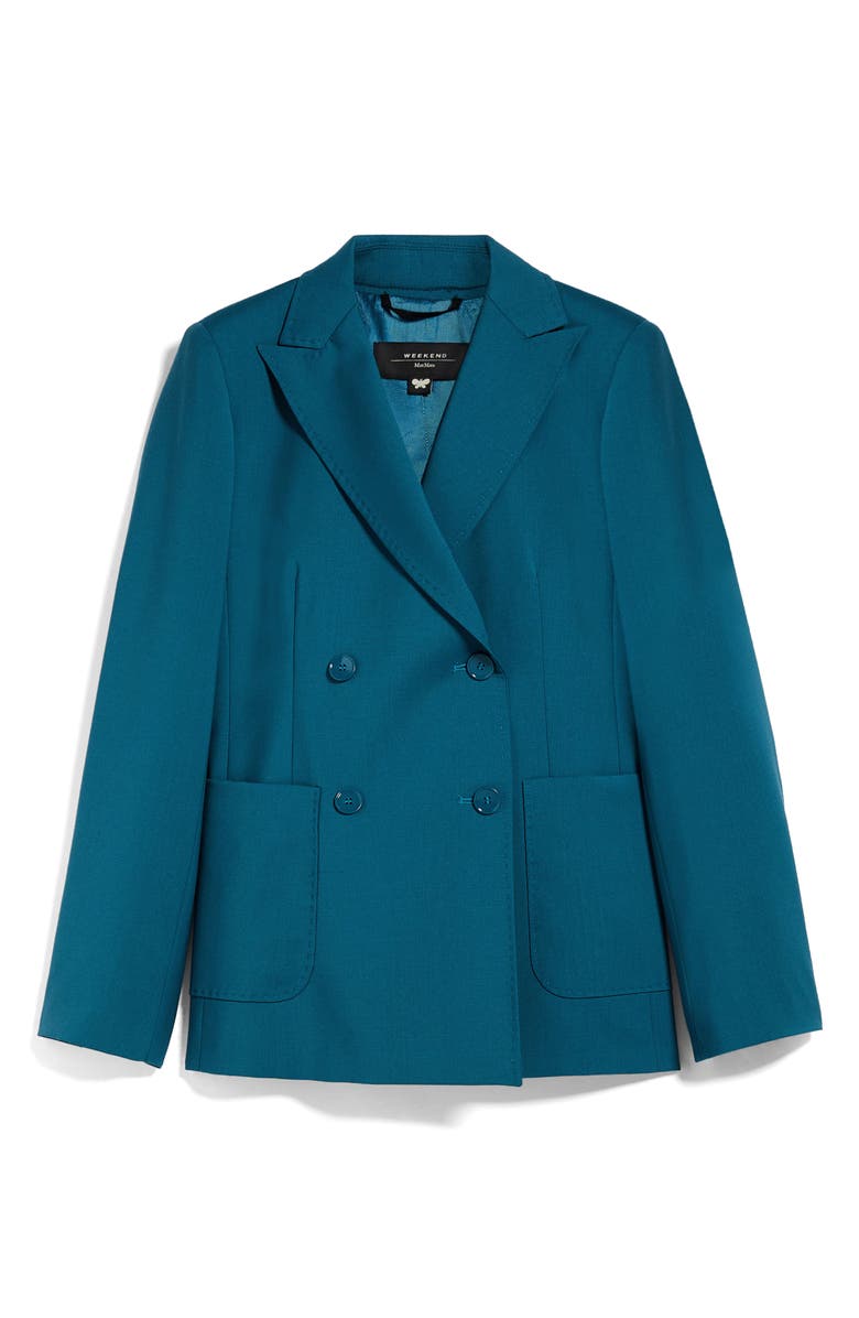 Weekend Max Mara Nervoso Double Breasted Blazer, Alternate, color, 