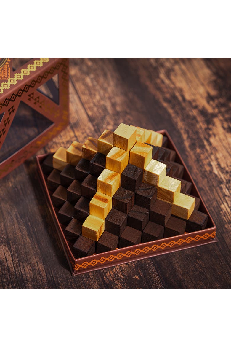 El Dorado 3D Wooden Brainteaser Puzzle, Alternate, color, Multicolored