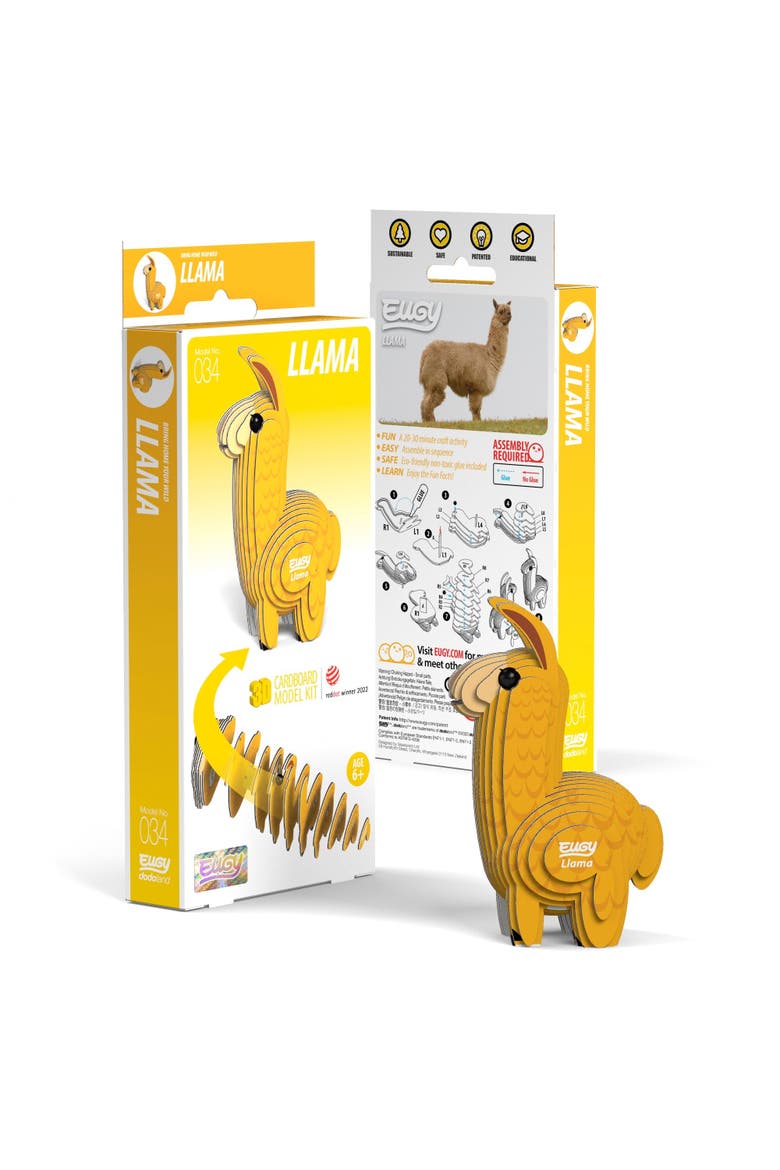Llama 3D Puzzle, Main, color, No Color