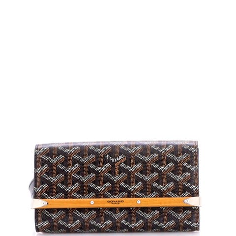 Monte Carlo Clutch with Strap Coated Canvas PM