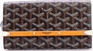 Pre-Owned Goyard Monte Carlo Clutch with Strap Coated Canvas PM