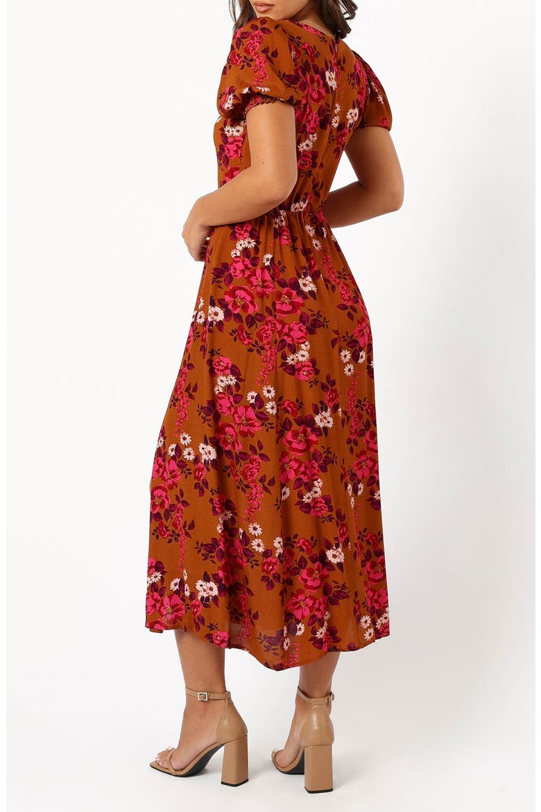 Kirby Midi Dress, Alternate, color, VINTAGE GARDEN