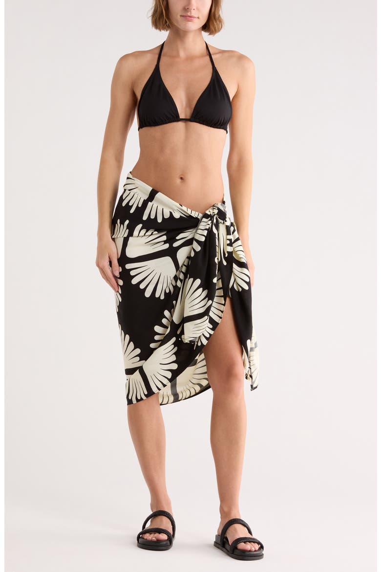Printed Pareo, Main, color, BLACK MULTI