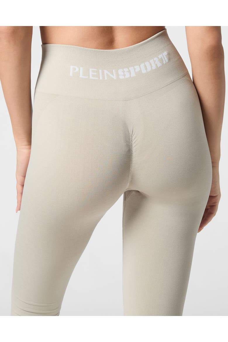 Seamless Sport Leggings Logo Women, Alternate, color, darkgrey