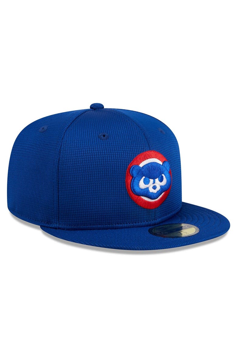Men's New Era  Royal Chicago Cubs 2024 Batting Practice 59FIFTY Fitted Hat, Alternate, color, Royal