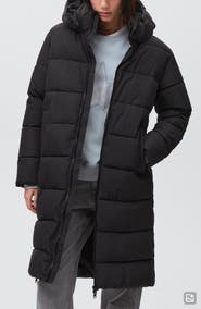 MANGO TEEN Hooded Puffer Coat