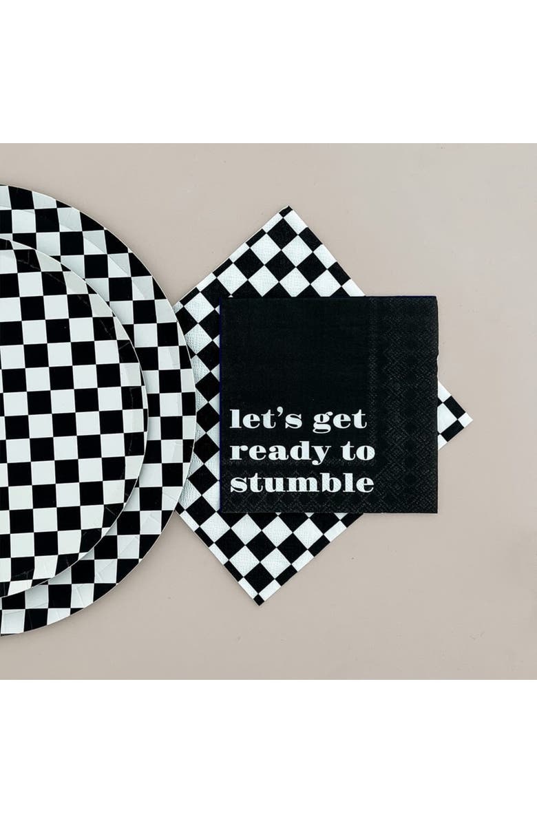 Jollity & Co Sports Themed Cocktail Napkins, Alternate, color, Lets Get Ready To Stumble