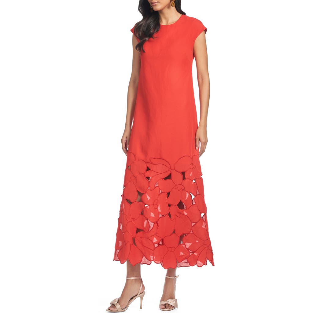 Sachin & Babi Sabette Embroidered Linen Blend Dress