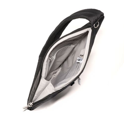 Baggallini Securtex Anti-theft Half Moon Sling In Black
