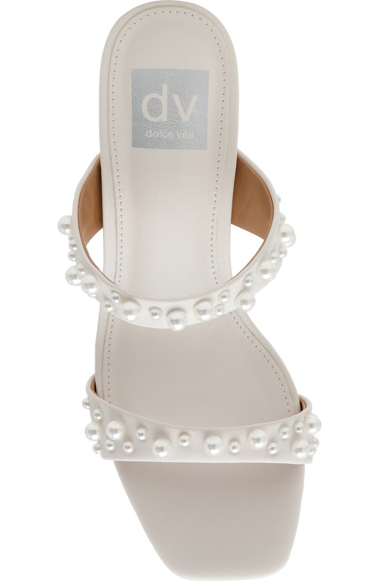DV by Dolce Vita Veniss Embellished Slide Sandal, Alternate, color, Ivory