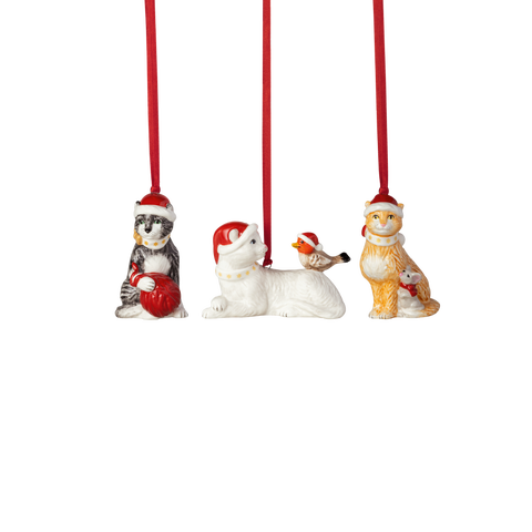 Nostalgic Ornaments Cats Ornaments Set of 3