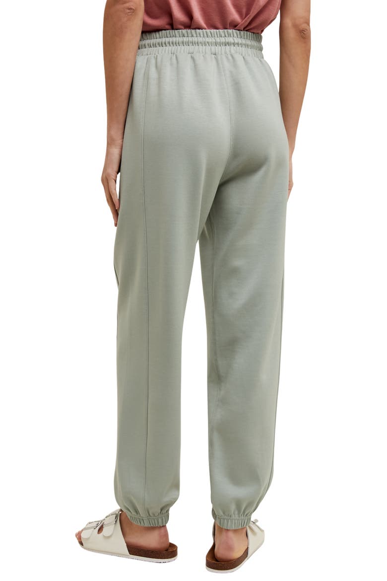 Scuba Knit Joggers, Alternate, color, SAGE