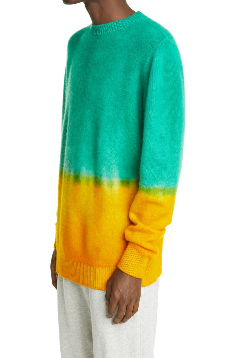 The Elder Statesman Dip Tie Dye Cashmere Sweater, Alternate, color,