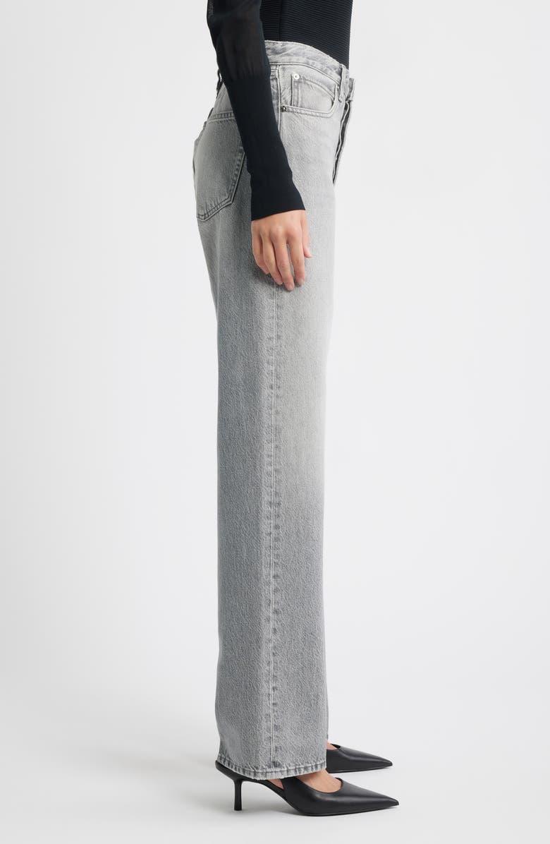FRAME The Vertical High Waist Relaxed Straight Leg Jeans, Alternate, color, Phantom