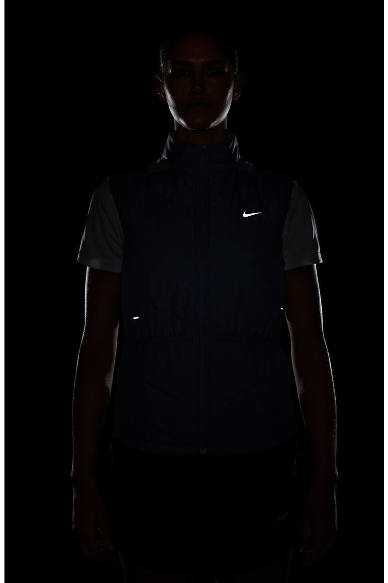 Swift Therma-FIT Running Vest, Alternate, color, INDIGO/ REFLECTIVE SILVER