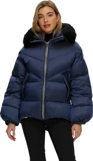 GORSKI Apres-Ski High-Low Jacket With Toscana Detachable Trim