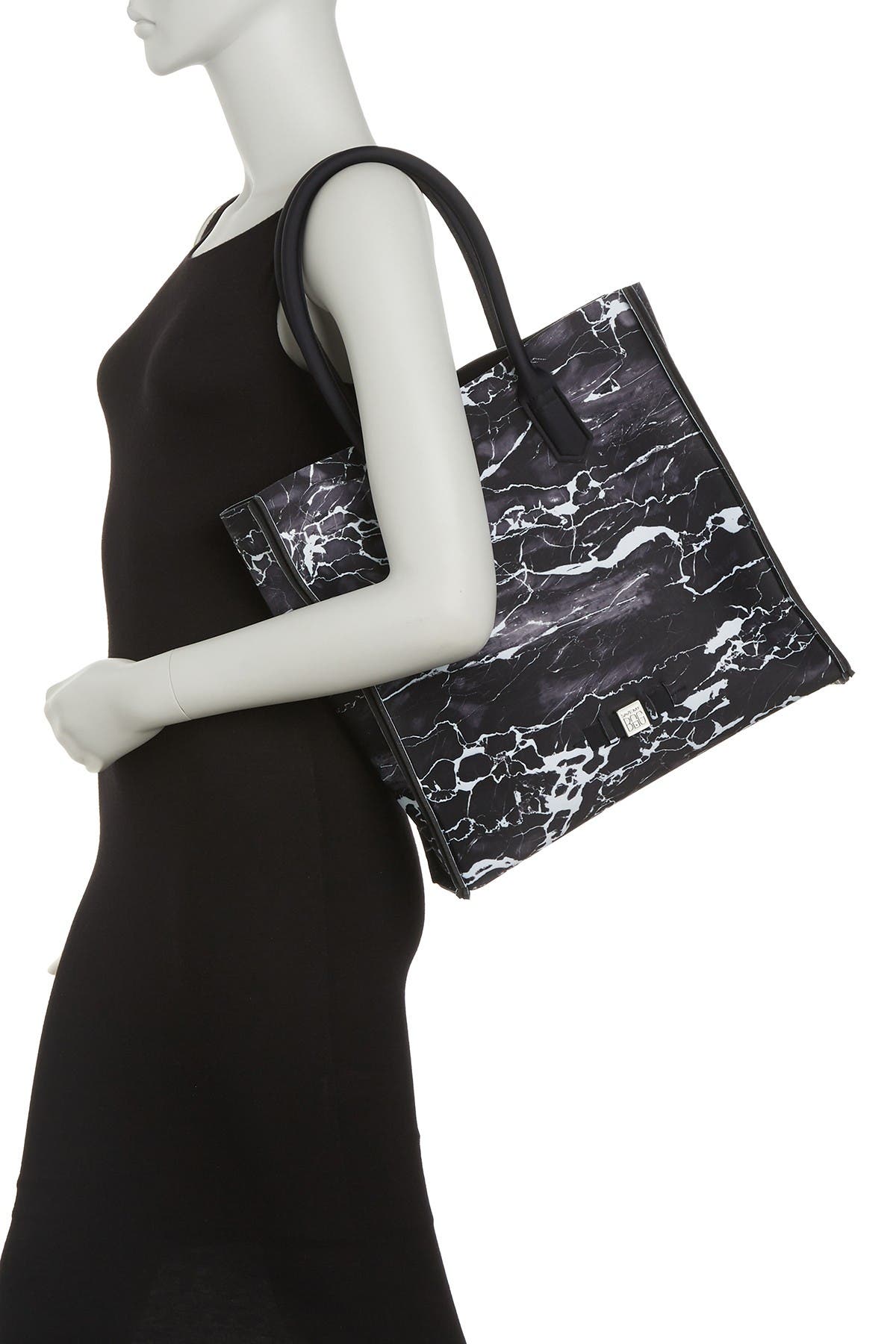 SAVE MY BAG Le Sac Lycra Stampata Tote Bag, Alternate, color, 