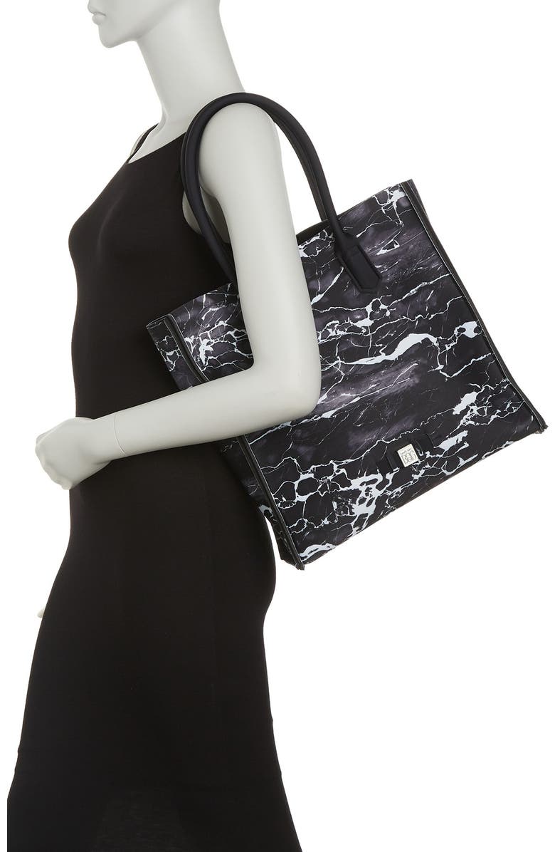 SAVE MY BAG Le Sac Lycra Stampata Tote Bag, Alternate, color,