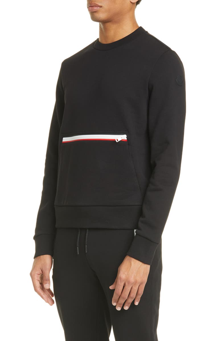 Moncler Kangaroo Pocket Sweatshirt, Main, color,