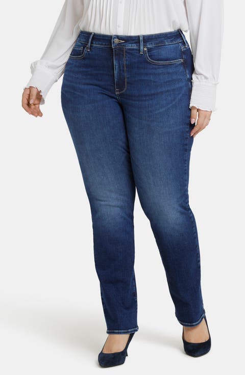 Marilyn Straight Leg Jeans (Plus Size)