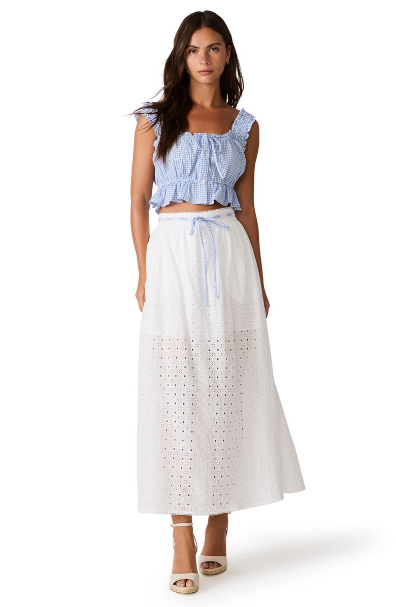 Steve Madden Brooklyn Top, Alternate, color, Pale Blue Check