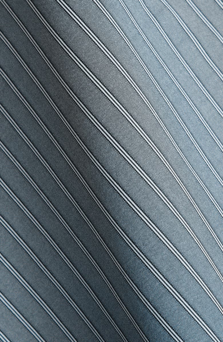 Rhone Commuter Pro Slim Fit Button-Up Shirt, Alternate, color, Pine Wide Stripe