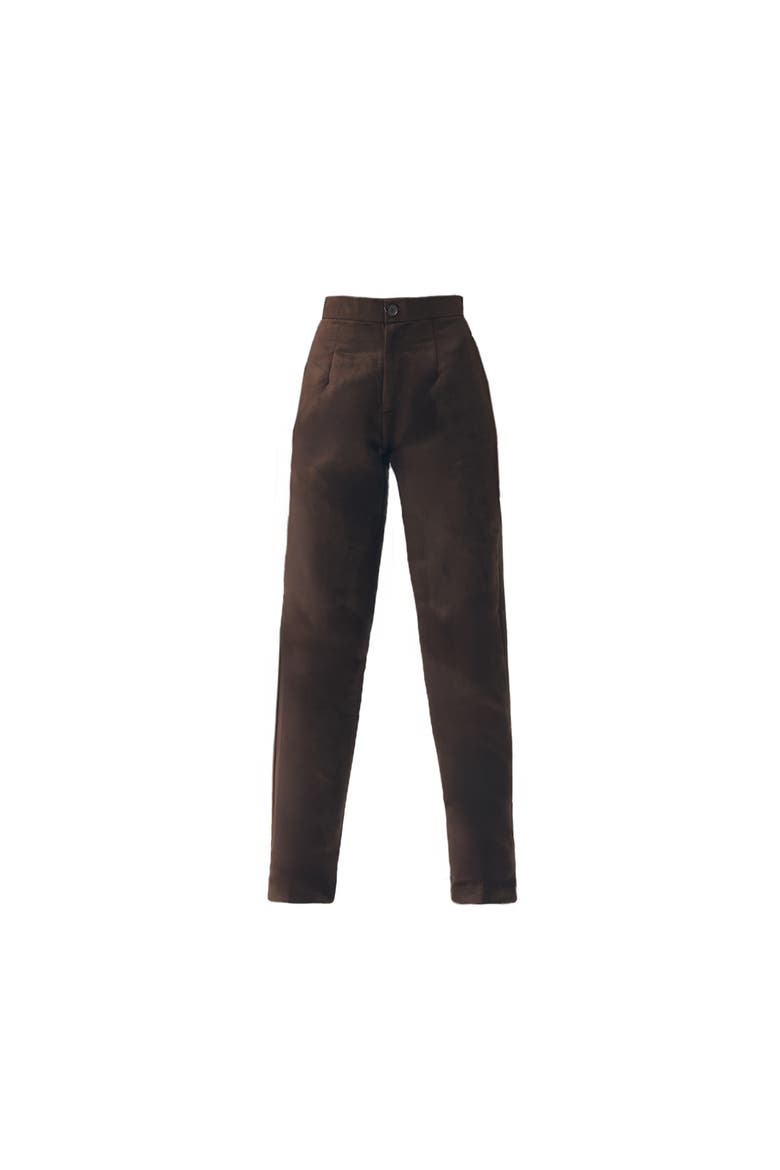 Jett Suede Pants, Main, color, Brown