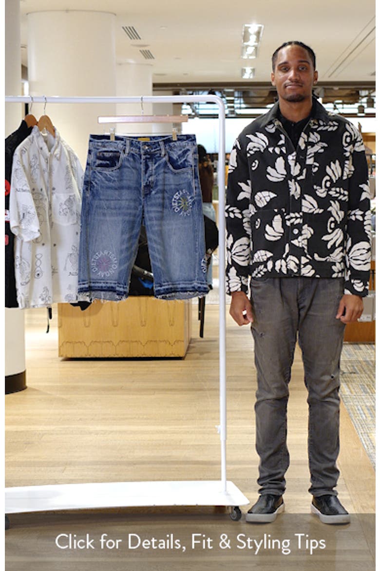 Sol Embroidered Denim Shorts video