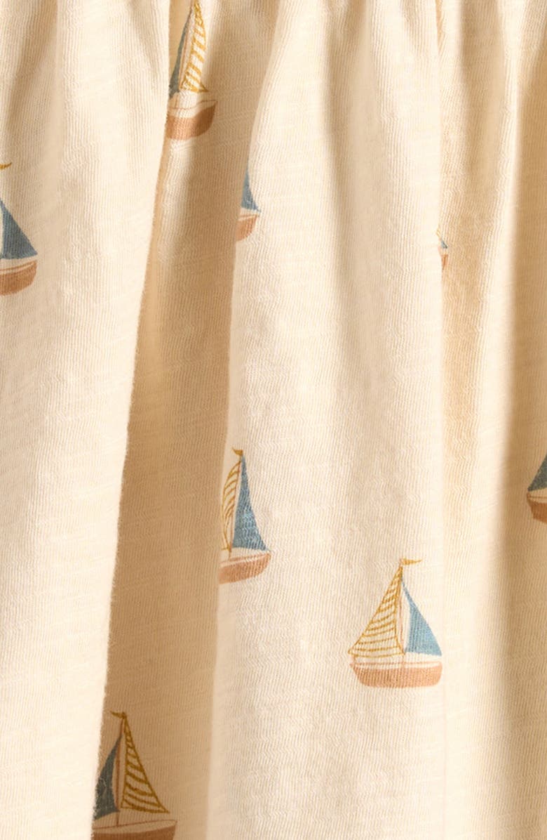 Rylee + Cru Mariposa Cotton Dress & Bloomers Set, Alternate, color, Natural