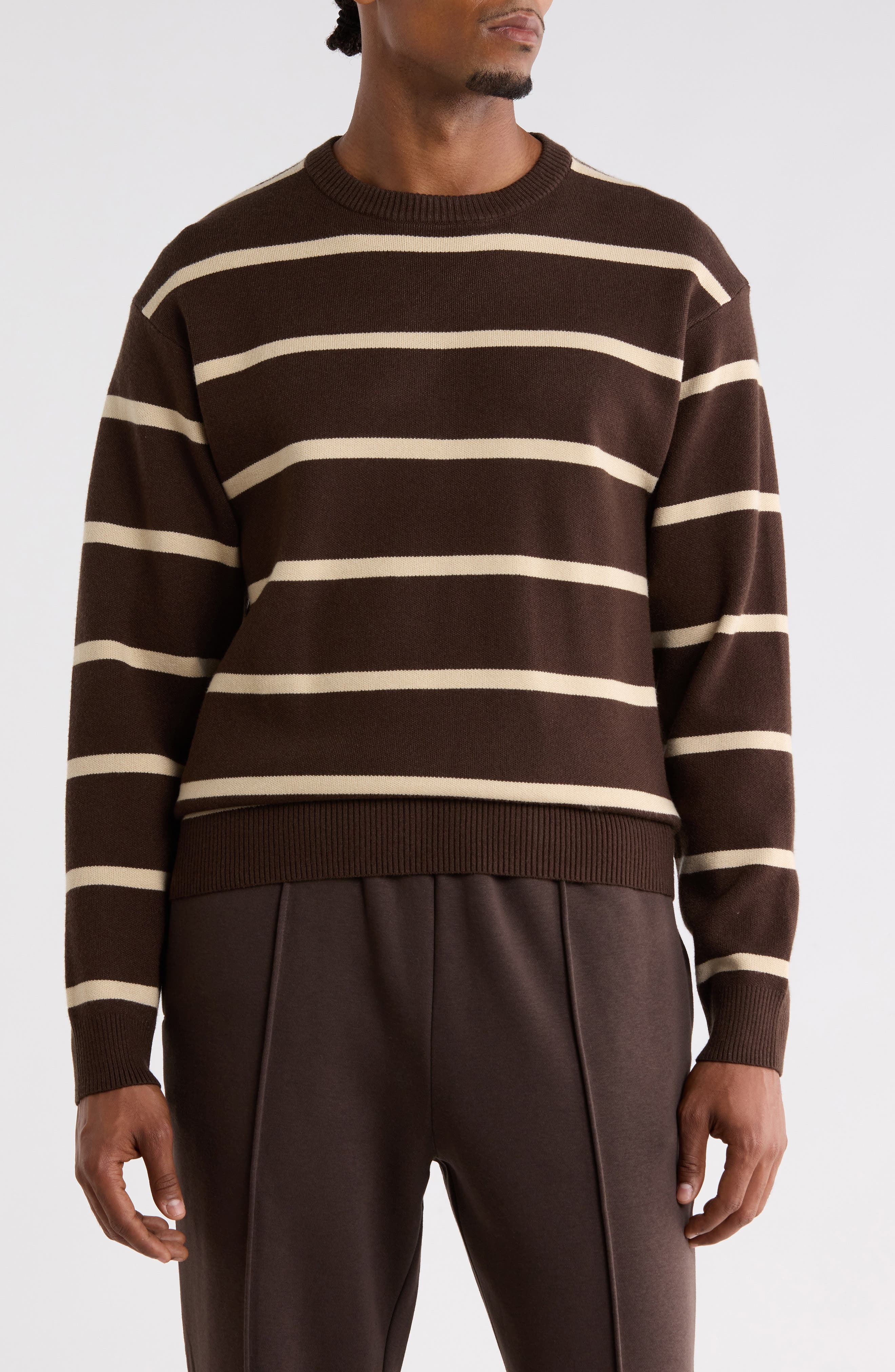 Striped Crewneck Sweater