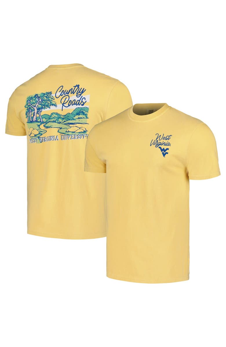 IMAGE ONE Unisex Gold West Virginia Mountaineers Hyper Local Country Roads T-Shirt, Main, color, Gold