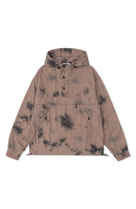 Owais Tie Dye Hooded Anorak Jacket