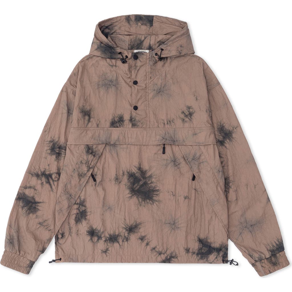 Alphastyle Owais Tie Dye Hooded Anorak Jacket