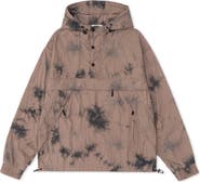 AlphaStyle Owais Tie Dye Hooded Anorak Jacket
