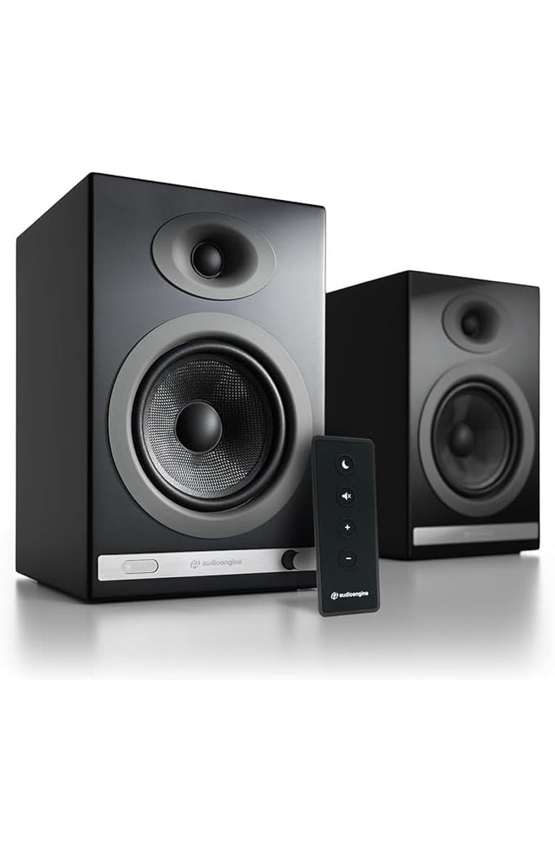 Audioengine HD5 150W Bluetooth Home Theater Speakers with aptX-HD, Main, color, Black