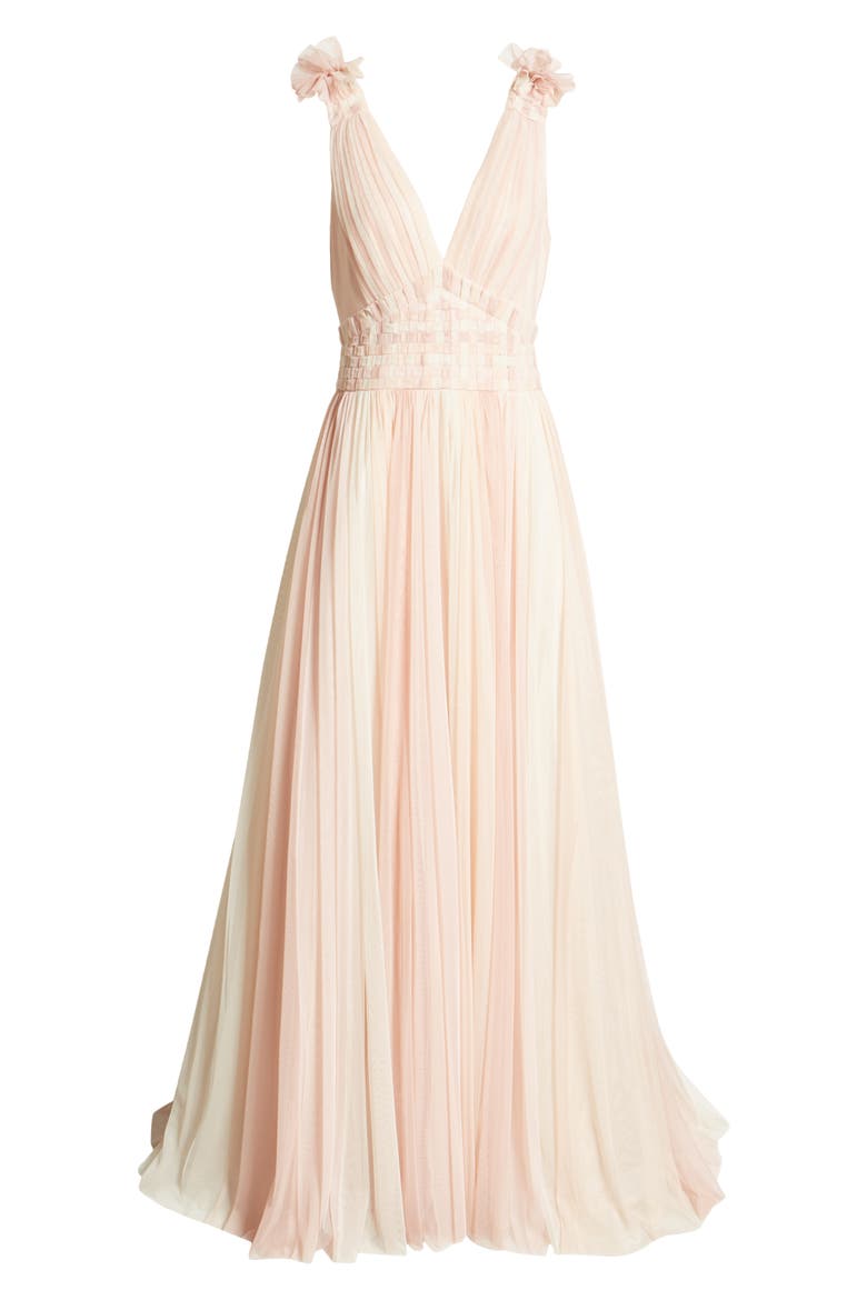 Sleeveless Tulle Gown, Alternate, color, PALE PINK/ MULTI
