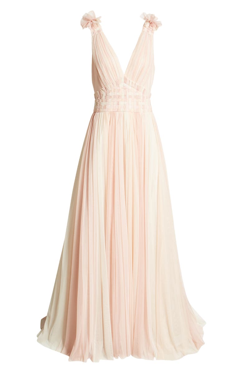 Tadashi Shoji Sleeveless Tulle Gown, Alternate, color,