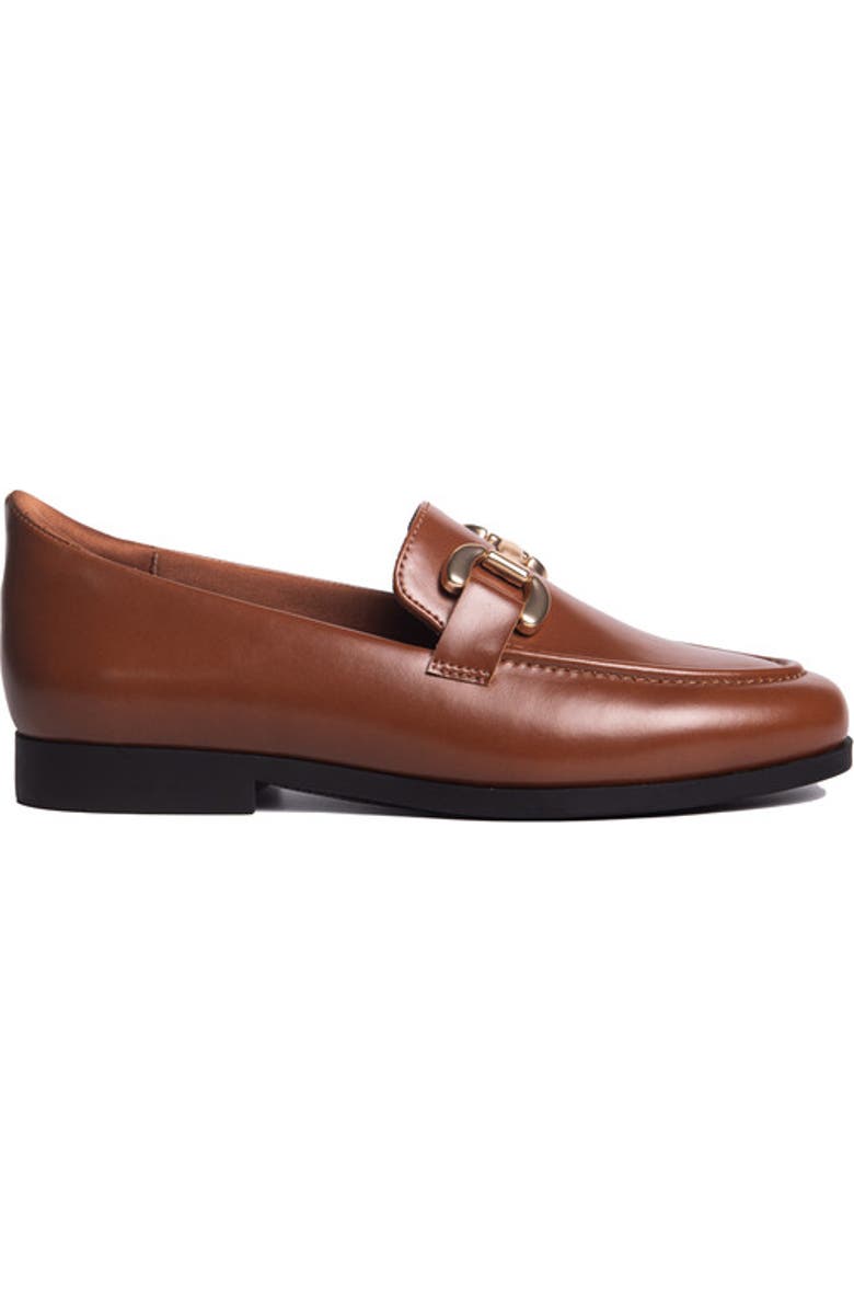Marc Joseph New York Avery Street Hands Free Technology Leather Buckle Loafer, Alternate, color, Cognac Napa Leather