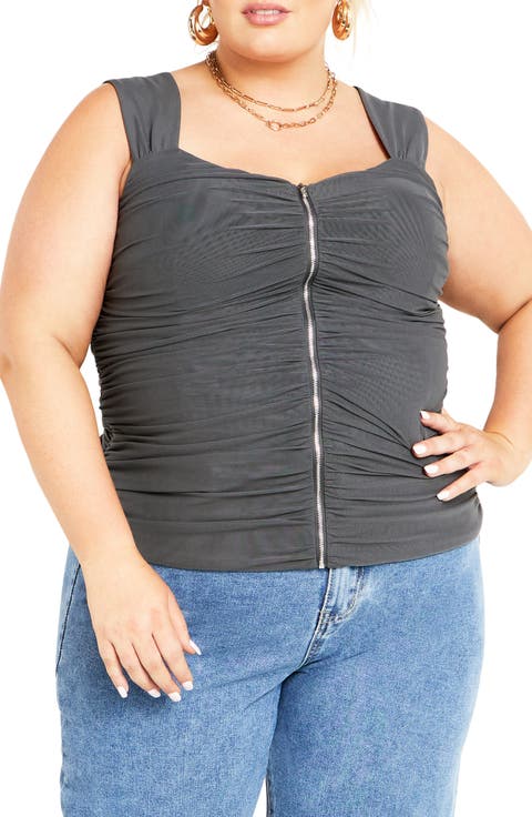 Billie Mesh Tank Top (Plus)