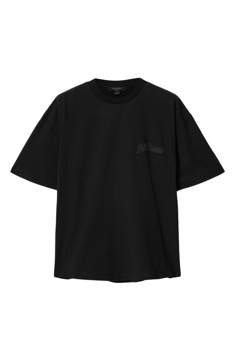 AllSaints Odyssey Cotton Graphic T-Shirt, Alternate, color, Black